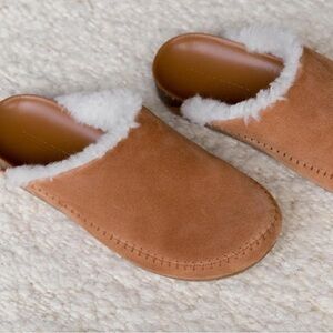 Jenni Kayne Brown Shearling Loafers